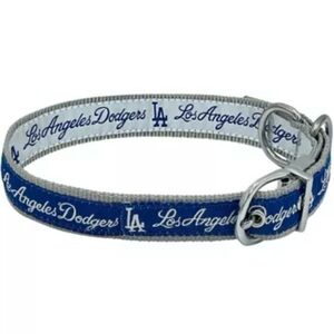 NWT Authentic Major League Baseball Los Angeles Dodgers Dog Collar Size M